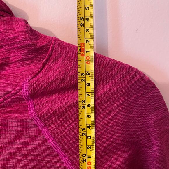 New Balance Fuchsia Purple Hoodie Running Jacket Mockneck Women's size Small - Picture 11 of 11